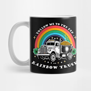 Rainbow Ride Vintage Truck Mug